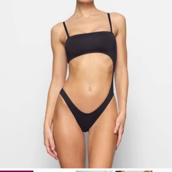 NWT Skims Recycled Swim Strapless Monokini - Picture 5 of 5